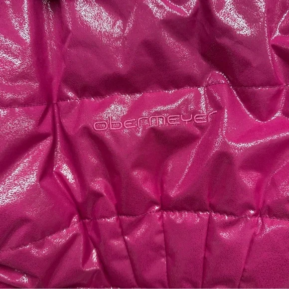 Obermeyer pink sparkle snow jacket